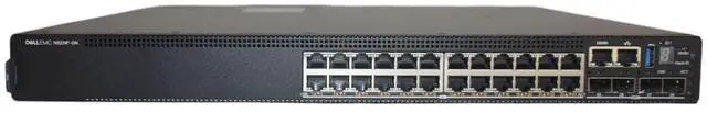 Alt view image 4 of 7 - Dell EMC N3224P-ON 24x1G 4x10G 2x100G PoE 1050W 3L Network Ethernet Switch GM1R7