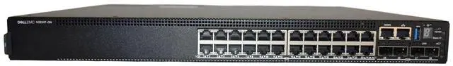 Alt view image 5 of 7 - DELL EMC N3224T-ON 24X1G Rj-45 4X10G Sfp+ 2X100G L3 4GB 550W PSU Switch 74C4V