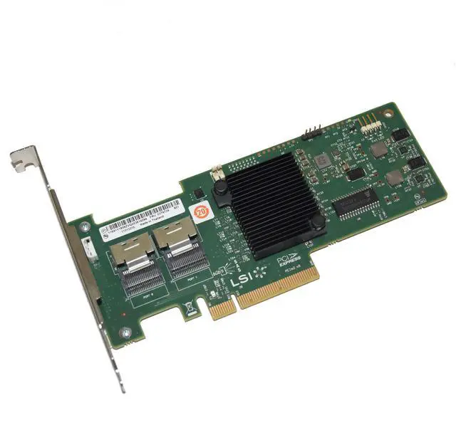 Alt view image 4 of 7 - LSI MegaRAID 8-Port 6Gb/s SAS SATA PCIe 2.0 x8 RAID Controller with High and Low Profile Bracket 9240-8i