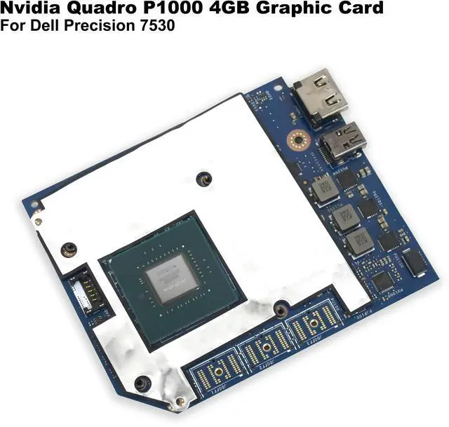 Main image of NVIDIA Quadro P1000 4GB GDDR5 GPU for Dell Precision 7530 Mobile Workstations 4GD86