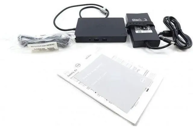 Alt view image 4 of 9 - K17A Genuine Dell WD15 Thunderbolt USB-C 4K Docking Station JDV23 0JDV23 Docking Stations & Port Replicators