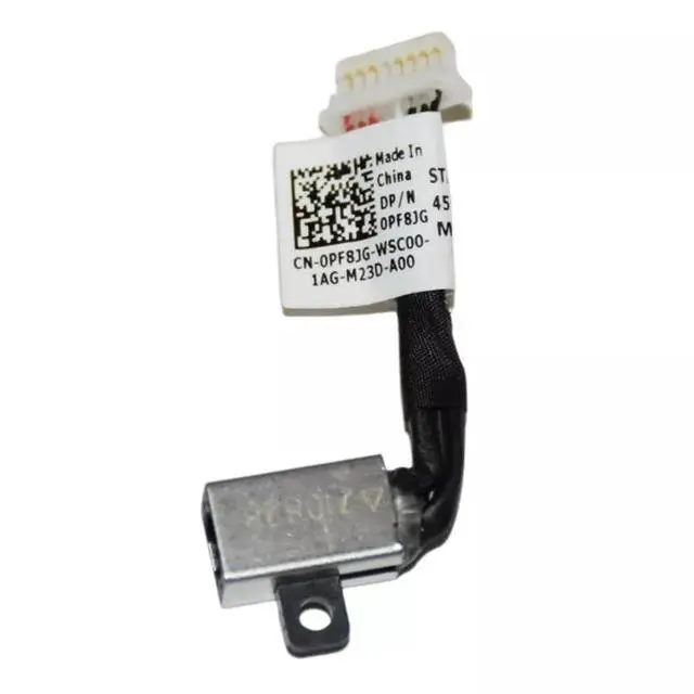 Alt view image 2 of 3 - Dell Inspiron Latitude 3390 2in1 DC Power Input Jack w/Cable PF8JG