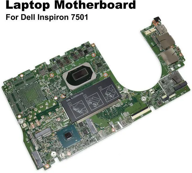Alt view image 2 of 6 - Dell Inspiron 7501 Intel Core i5-10300H 2.5 GHz DDR4 Laptop Motherboard 41C82