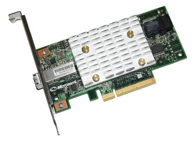 Alt view image 3 of 6 - HP Microsemi SmartHBA 2100-4i4e 12 Gb/s SAS Host Bus Adapter 858096-001