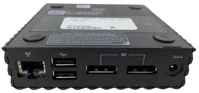Alt view image 7 of 7 - Dell Wyse 3040 Thin Client Intel Atom X5-Z8350 2GB DDR4 RAM 16GB Flash Wyse OS 4-Core PC for Personal and Business Use, Model 4K8XT