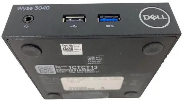 Alt view image 6 of 7 - Dell Wyse 3040 Thin Client Intel Atom X5-Z8350 2GB DDR4 RAM 16GB Flash Wyse OS 4-Core PC for Personal and Business Use, Model 4K8XT