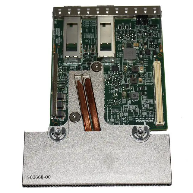 Alt view image 6 of 7 - Dell Broadcom 57414 Dual Port 25GbE SFP28 Rack Network Daughter Card 6WMMV
