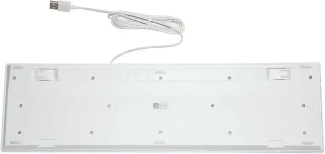 Alt view image 5 of 6 - Dell KB216 Wired Keyboard QWERTY French-Canadian Chiclet Multimedia USB Wired White 1PJRJ