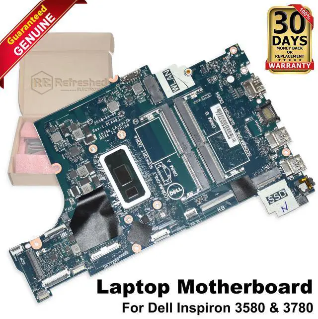 Main image of Dell Inspiron 3580 & 3780 Intel Pentium® Gold 5405U 2.3GHz Dual Core CPU Laptop Motherboard C75M5