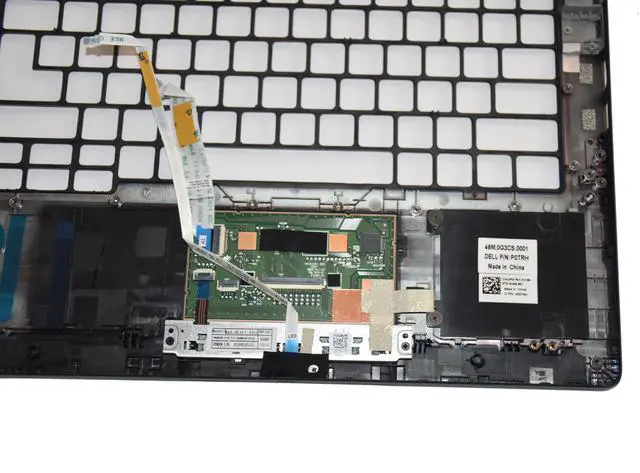 Alt view image 6 of 6 - Dell Latitude 5300 2-in-1 Palmrest Touchpad Assembly Black 86YTV P0TRH X0Y0P