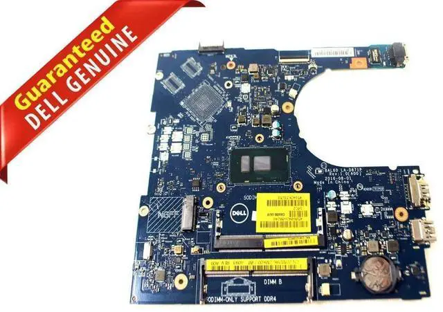Main image of Dell Inspiron 15 5566 LA-D871P Motherboard Core i3-7100U 2.4GHz Intel Graphics DMD9K