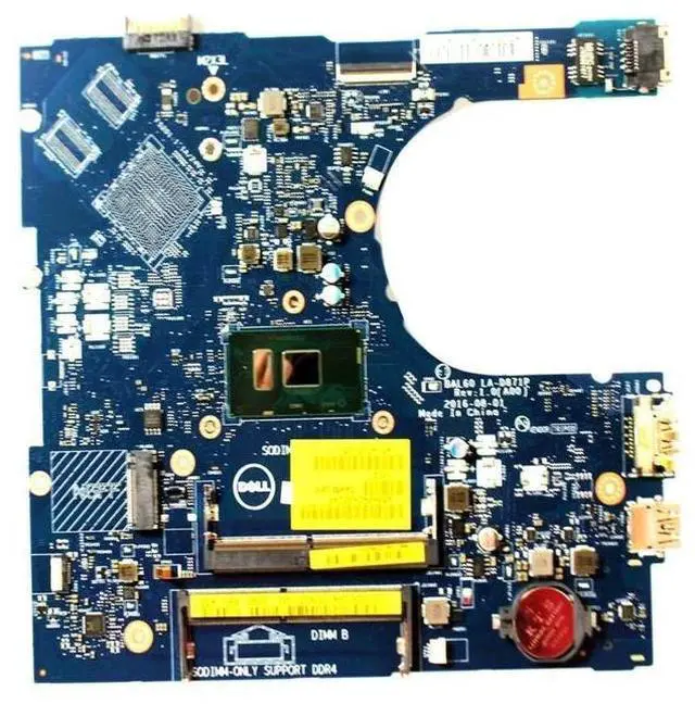 Alt view image 2 of 5 - Dell Inspiron 15 5566 LA-D871P Motherboard Core i3-7100U 2.4GHz Intel Graphics DMD9K