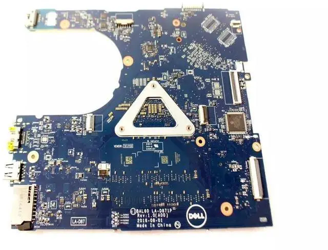 Alt view image 4 of 5 - Dell Inspiron 15 5566 LA-D871P Motherboard Core i3-7100U 2.4GHz Intel Graphics DMD9K