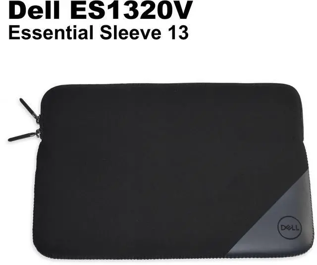 Alt view image 6 of 7 - Dell ES1320V Essential Sleeve 13 Laptop Carry Bag Black WHVV2