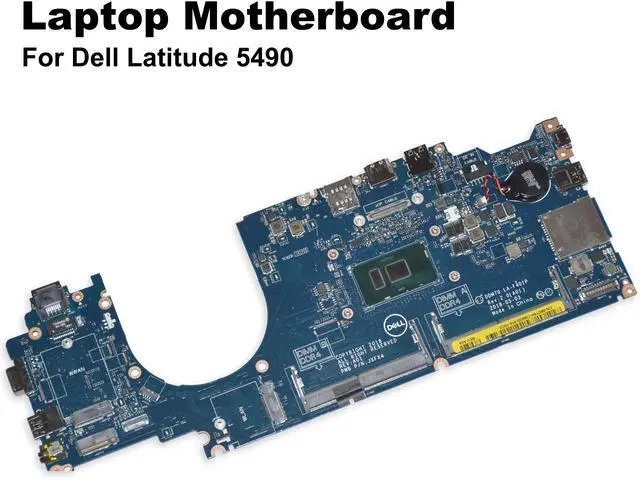 Alt view image 2 of 7 - Dell Latitude 5490 Motherboard i5-7300U 2.6GHz Dual-Core LA-F401P JXFX4 8DT9H