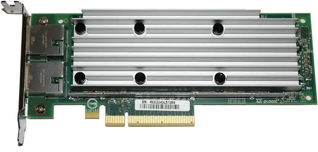 Alt view image 4 of 6 - Dell QLogic FastlinQ QL41162 Dual Port 10GbE Converged Network Adapter 2J3X7
