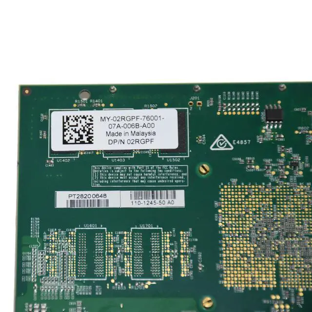 Alt view image 7 of 7 - Dell Chelsio T540-BT Quad Port 10GbE Network Adapter Card 2RGPF
