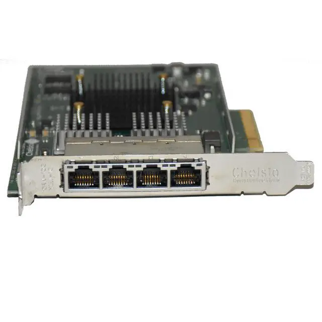 Alt view image 5 of 7 - Dell Chelsio T540-BT Quad Port 10GbE Network Adapter Card 2RGPF