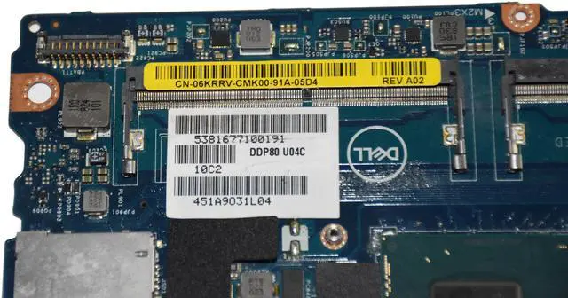 Alt view image 6 of 14 - Dell Latitude 5591 Intel Core i7-8850H 2.6GHz Hexa Core Laptop Motherboard 6KRRV - OEM