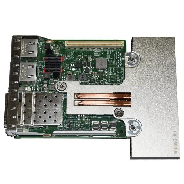 Alt view image 6 of 7 - Dell Broadcom 57412 Dual Port 10Gb SFP+ & Dual Port 1GBase-T Network Daughter Card NWMNX