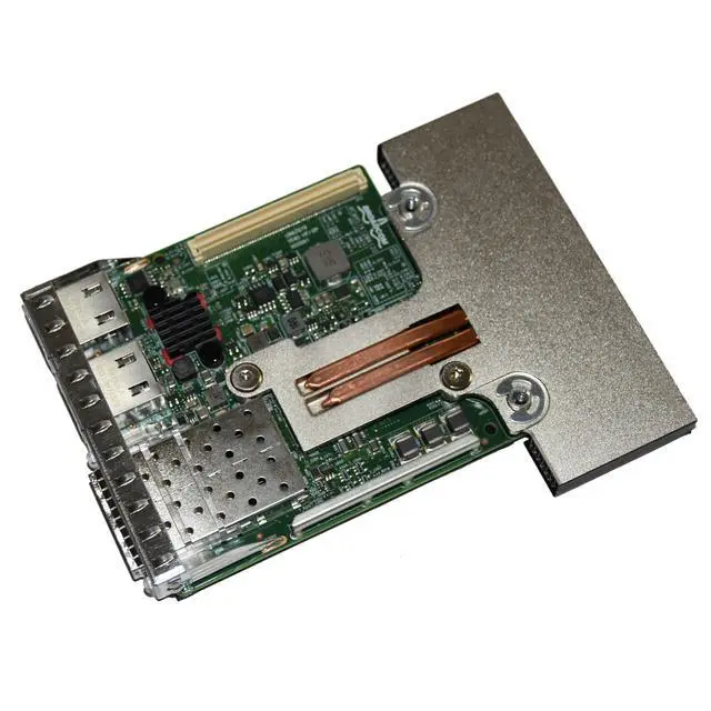 Alt view image 3 of 7 - Dell Broadcom 57412 Dual Port 10Gb SFP+ & Dual Port 1GBase-T Network Daughter Card NWMNX