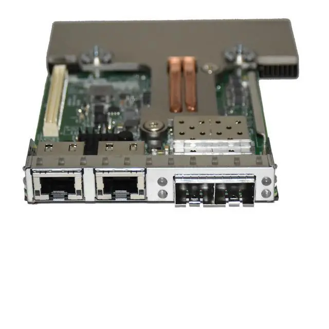 Alt view image 7 of 7 - Dell Broadcom 57412 Dual Port 10Gb SFP+ & Dual Port 1GBase-T Network Daughter Card NWMNX
