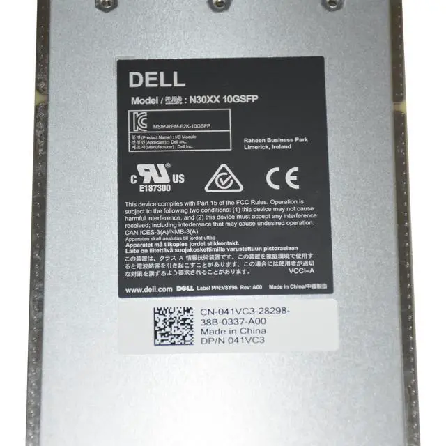 Alt view image 6 of 6 - Dell N30XX 10GSFP Dual Port 10 Gigabit Ethernet SFP+ Uplink Networking Module 41VC3