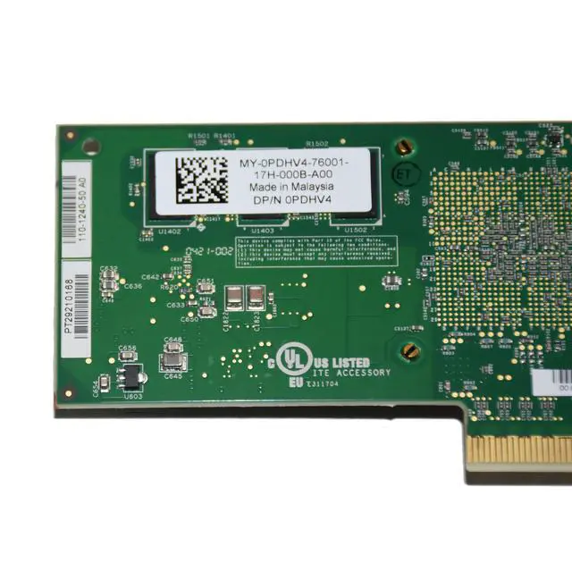 Alt view image 6 of 7 - Dell Chelsio T520-CR 10GB Dual Port Converged Network Adapter PDHV4