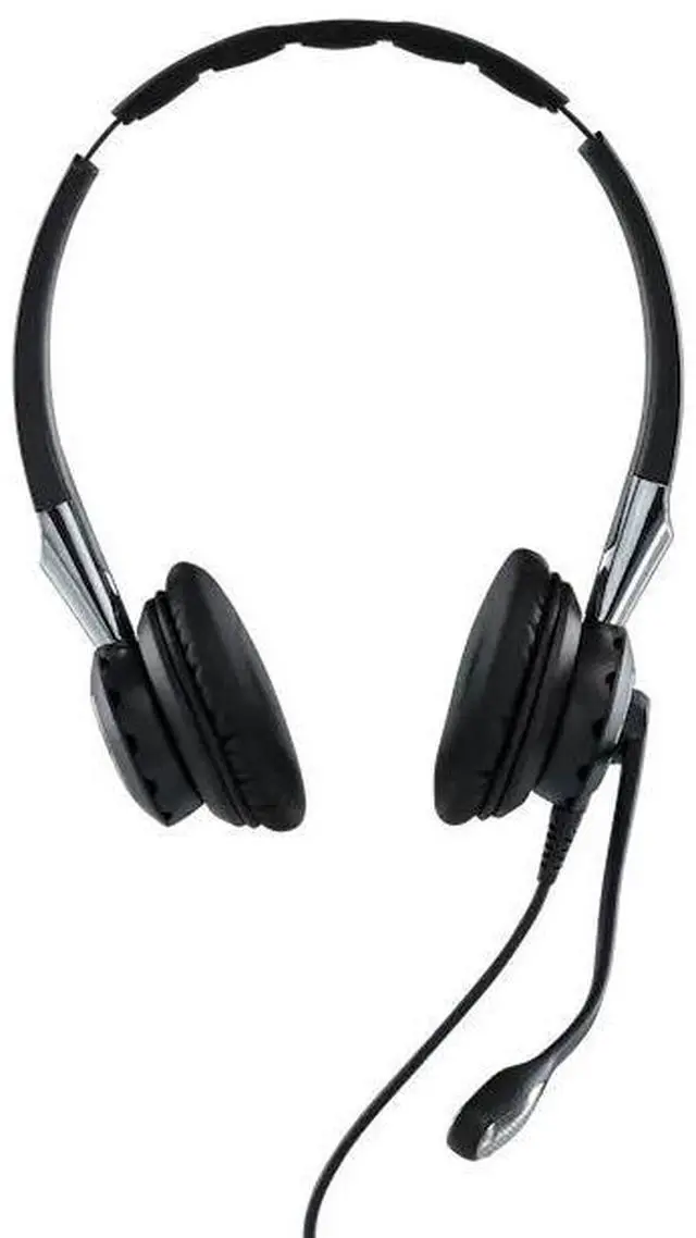 Alt view image 6 of 6 - Jabra OEM Biz 2400 II QD Duo Wired Headset, Dual Ear Call Center Headset with Ultra Noise-Cancelling Mic, Kevlar Cord, PeakStop Protection, Compatible with Desk Phones & UC Systems