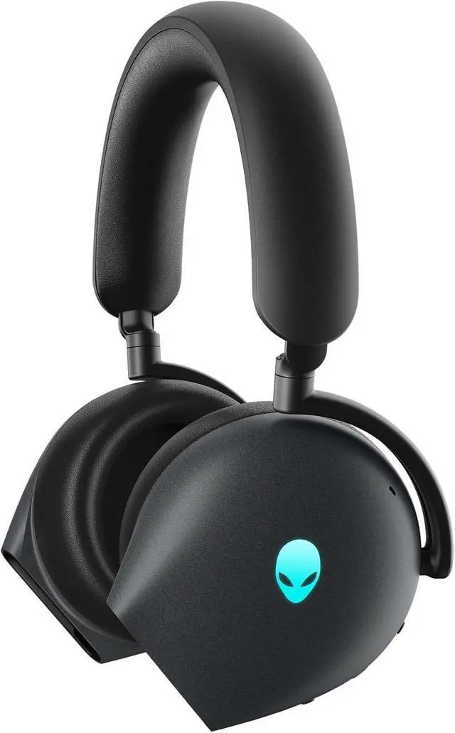 Alt view image 3 of 6 - Alienware AW920H Tri-Mode Wireless Gaming Headset - Dolby Atmos Virtual Surround Sound, Active Noise Cancelling, AI-driven Noise-Cancelling microphone, USB-C Wireless Dongle - Dark Side of the Moon