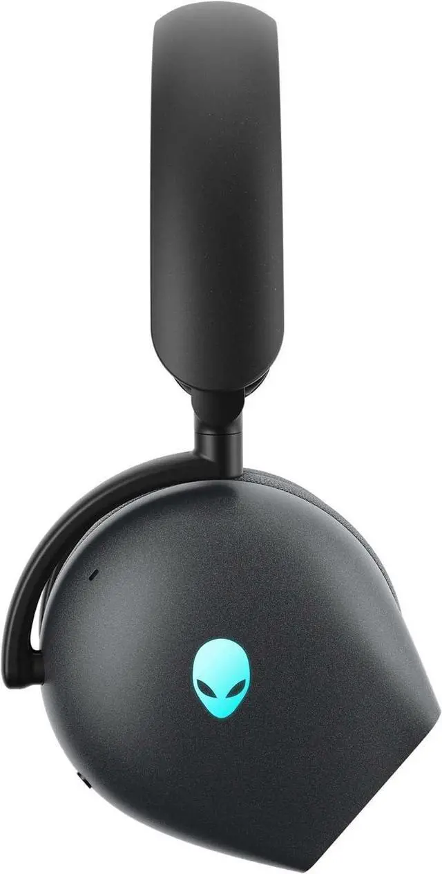 Alt view image 6 of 6 - Alienware AW920H Tri-Mode Wireless Gaming Headset - Dolby Atmos Virtual Surround Sound, Active Noise Cancelling, AI-driven Noise-Cancelling microphone, USB-C Wireless Dongle - Dark Side of the Moon