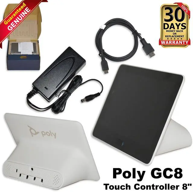 Main image of HP Poly GC8 8" Touch Controller Model TC 266830798023 Certified for Microsoft Teams Rooms 875J6AA