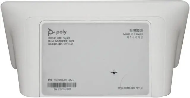 Alt view image 7 of 7 - HP Poly GC8 8" Touch Controller Model TC 266830798023 Certified for Microsoft Teams Rooms 875J6AA