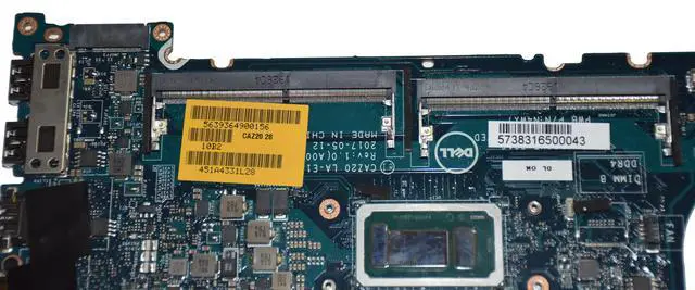 Alt view image 6 of 6 - Dell Latitude 7480 Laptop Motherboard Intel i7-6650U 2.2GHz DDR4 LA-E131P 270C8