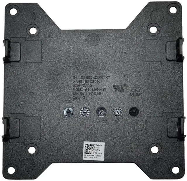Alt view image 4 of 5 - Dell Wyse UltraSharp U2415 E1916H Monitor Thin Client Wall Mount Bracket 0W1D0K