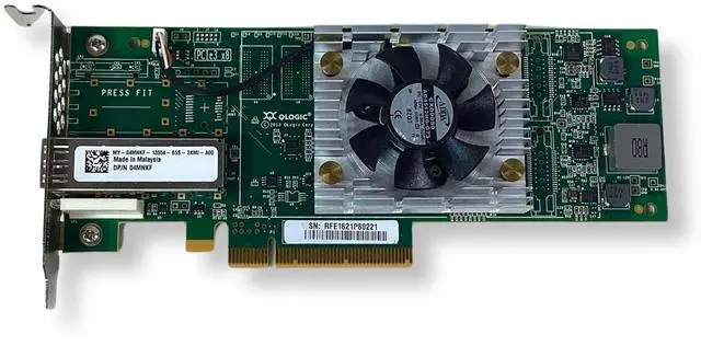 Alt view image 4 of 7 - Dell QLogic QLE2660L-DEL 16Gb FC SFP+ Single Port Low Profile HBA 4MNKF