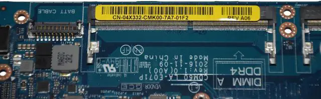 Alt view image 6 of 6 - Dell Latitude 5280 Laptop Motherboard i7-7600U 2.8GHz DDR4 4X332