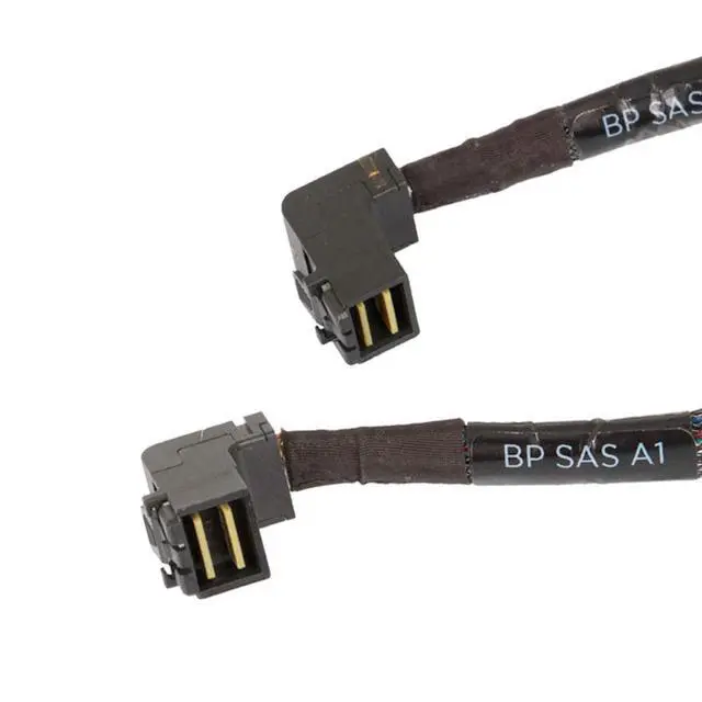Alt view image 5 of 7 - Dell PowerEdge R730xd 24 Bay Dual Mini SAS A1 B1 RAID Cable 8T05V