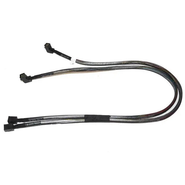 Alt view image 4 of 7 - Dell PowerEdge R730xd 24 Bay Dual Mini SAS A1 B1 RAID Cable 8T05V