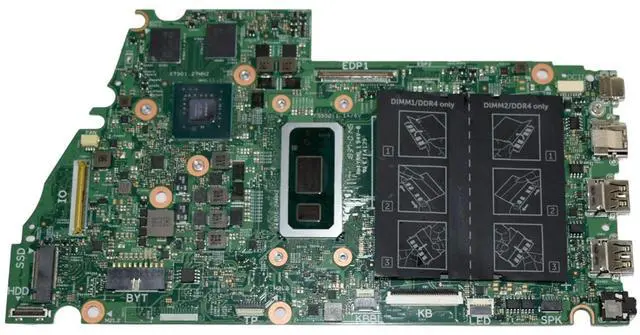 Alt view image 3 of 3 - Dell Inspiron 7580 Intel Core i7-8565U CPU 2GB DDR4 Laptop Motherboard 5GC1K