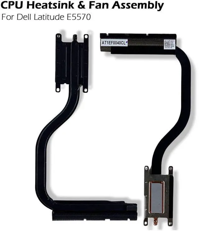 Alt view image 2 of 6 - Dell Latitude E5570 15.6" Genuine CPU Cooling Heatsink 966WT AT1EF0040CL