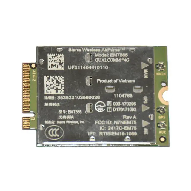 Alt view image 5 of 7 - Dell EM7565 Edge Gateway 5200 WiFi & 4G WWAN Antenna Assembly 69MRR