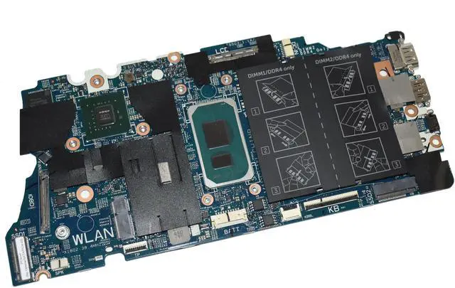 Alt view image 5 of 12 - Dell Vostro 5402 5502 Laptop Motherboard i7-1165G7 2.8GHz Nvidia MX330 2GB MTYV1