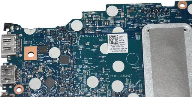 Alt view image 6 of 12 - Dell Vostro 5402 5502 Laptop Motherboard i7-1165G7 2.8GHz Nvidia MX330 2GB MTYV1