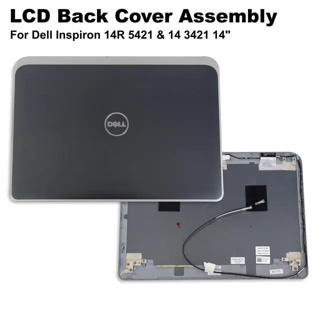 Alt view image 2 of 7 - Dell Inspiron 14R 5421 & 14 3421 14" LCD Back Cover Assembly FH33H