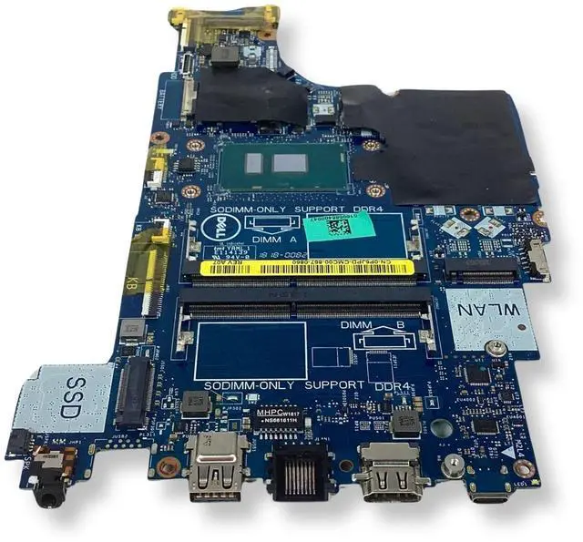 Alt view image 5 of 7 - Dell Latitude 3490 & 3590 Laptop Motherboard Core i3-7130U 2.7GHz P6JPD
