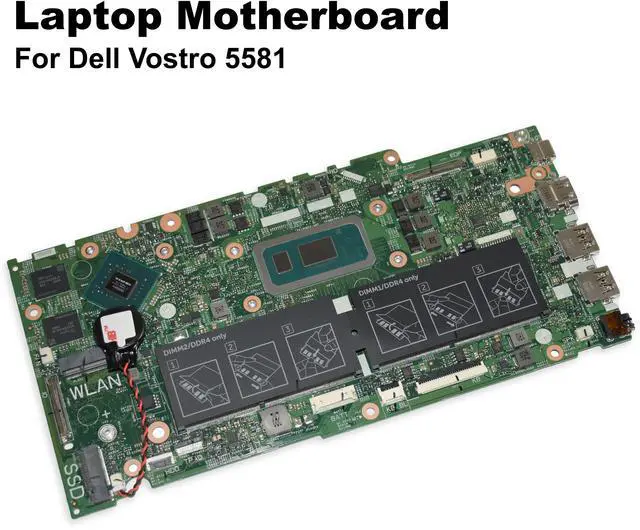 Alt view image 2 of 14 - Dell Vostro 5581 Laptop Motherboard Intel i7-8565U 1.8GHz Nvidia MX130 2GB RGK9K