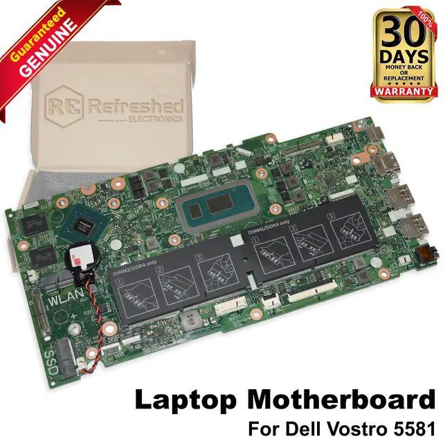 Main image of Dell Vostro 5581 Laptop Motherboard Intel i7-8565U 1.8GHz Nvidia MX130 2GB RGK9K