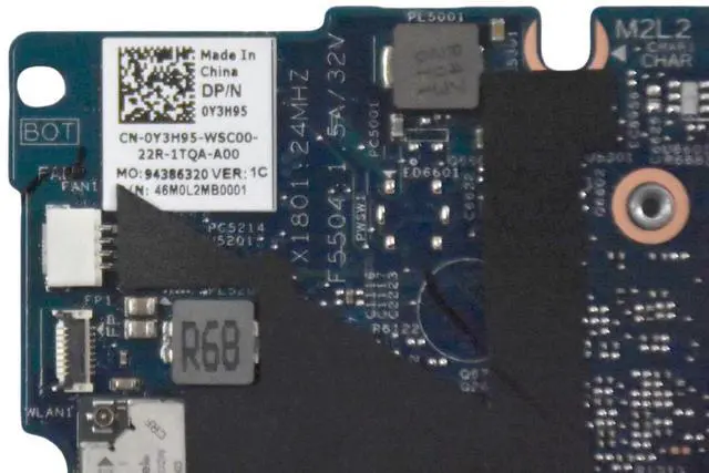 Alt view image 7 of 7 - Dell Inspiron 13 7300 2-In-1 Laptop Motherboard i5-10210U 1.6GHz DDR3 8GB RAM Y3H95