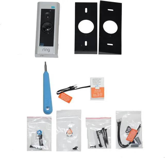 Alt view image 3 of 7 - Ring Wired Doorbell Plus - Upgraded, with added security features and a sleek design 1080p HD Smart Video With Alexa speak & Dual-band Wifi Connectivity lock smart Ring Door Bell
